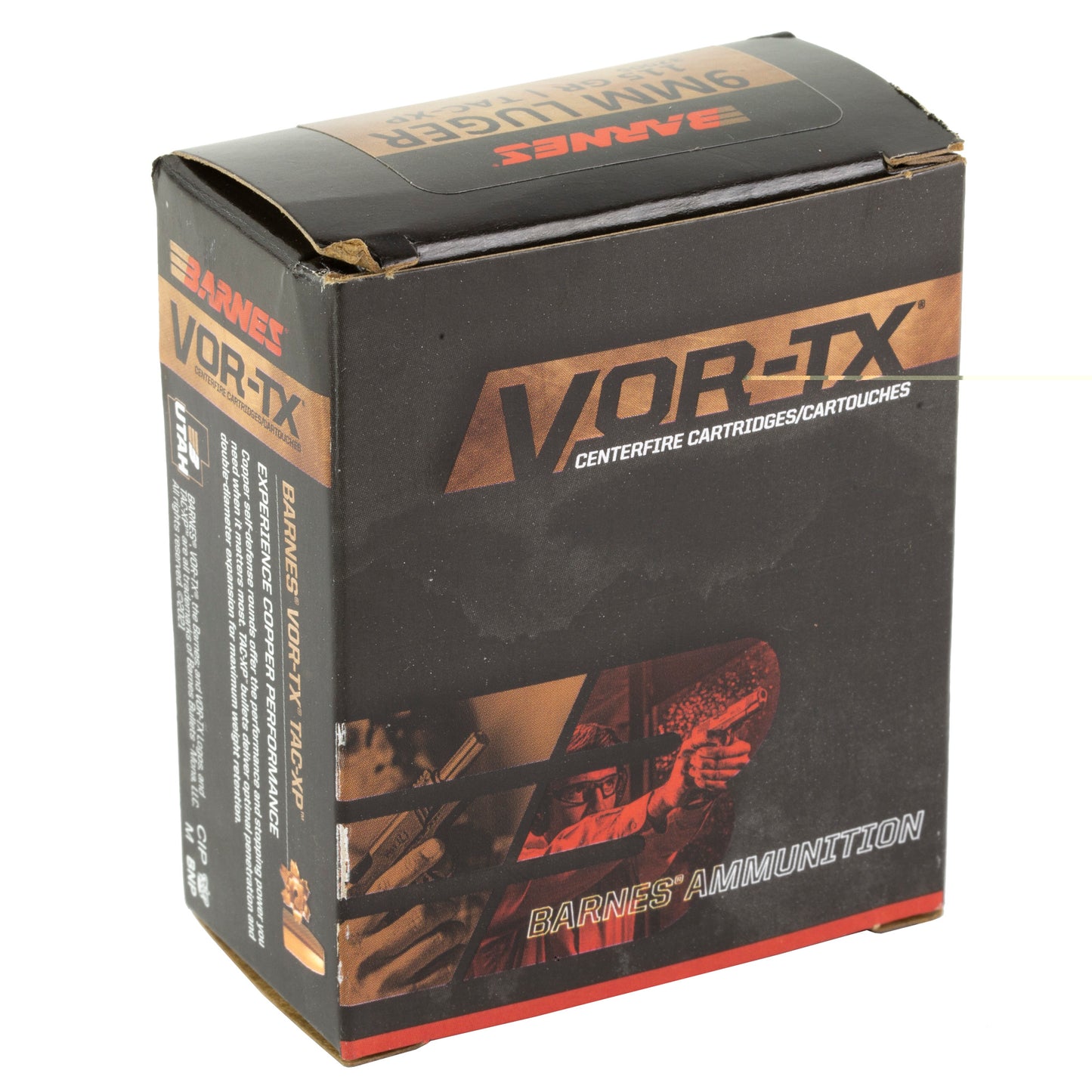 Barnes, VOR-TX, 9MM, 115 Grain, XPB, Hollow Point, 20 Round Box