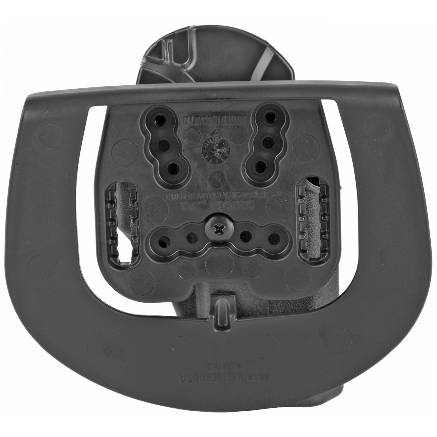BLACKHAWK, CQC SERPA Holster With Belt and Paddle Attachment, Fits Glock 17/22/31, Left Hand, Carbon Fiber, Black