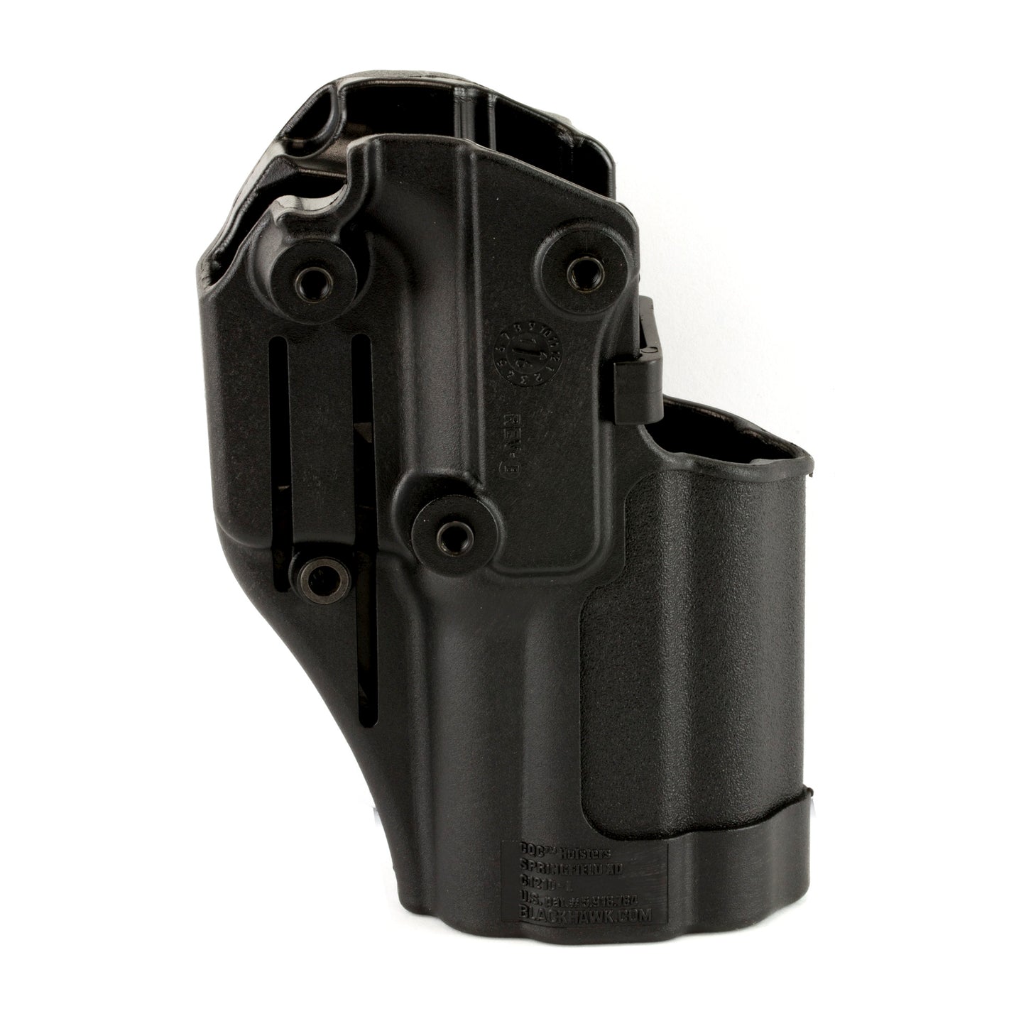 BLACKHAWK, CQC SERPA Holster With Belt and Paddle Attachment, Fits Springfield XD, Left Hand, Black
