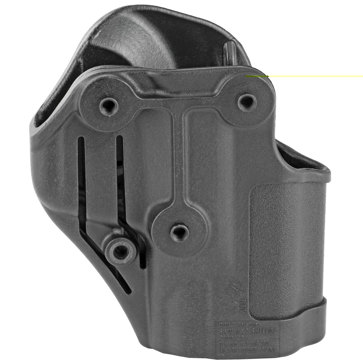 BLACKHAWK, SERPA CQC Concealment Holster with Belt and Paddle Attachment, Fits S&W M&P Shield, Left Hand, Matte Black