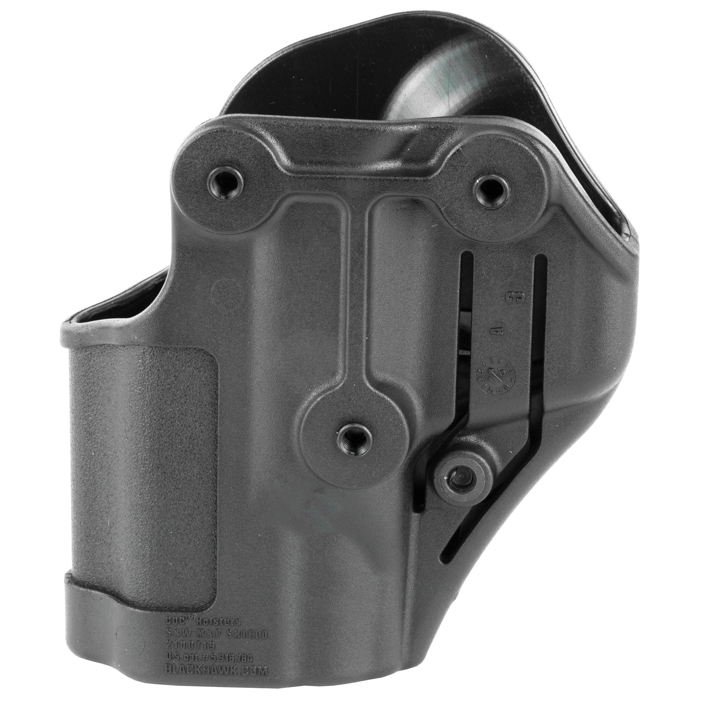 BLACKHAWK, SERPA CQC Concealment Holster with Belt and Paddle Attachment, Fits S&W M&P Shield, Right Hand, Matte Black