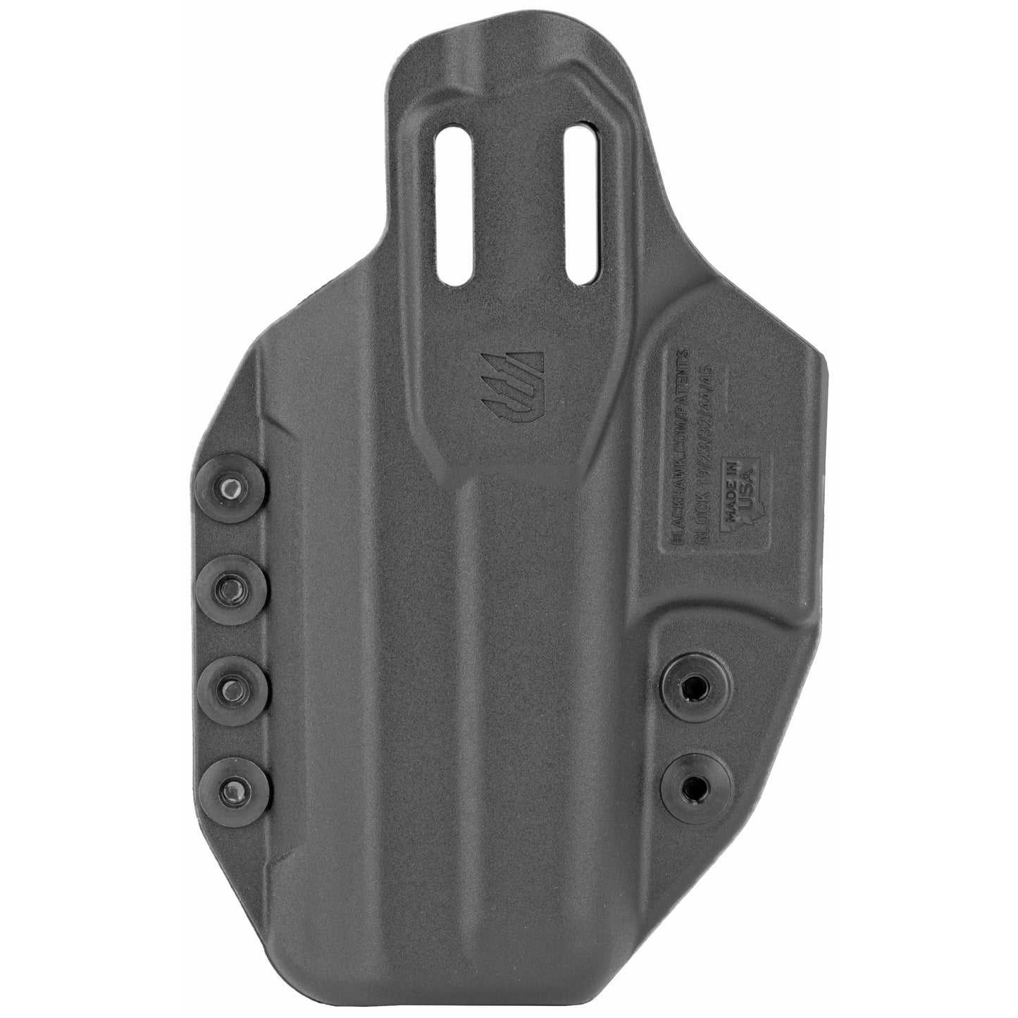 BLACKHAWK, Stache, Inside Waistband Holster, Ambidextrous, Fits Glock 19, 23, 45, Black, Polymer