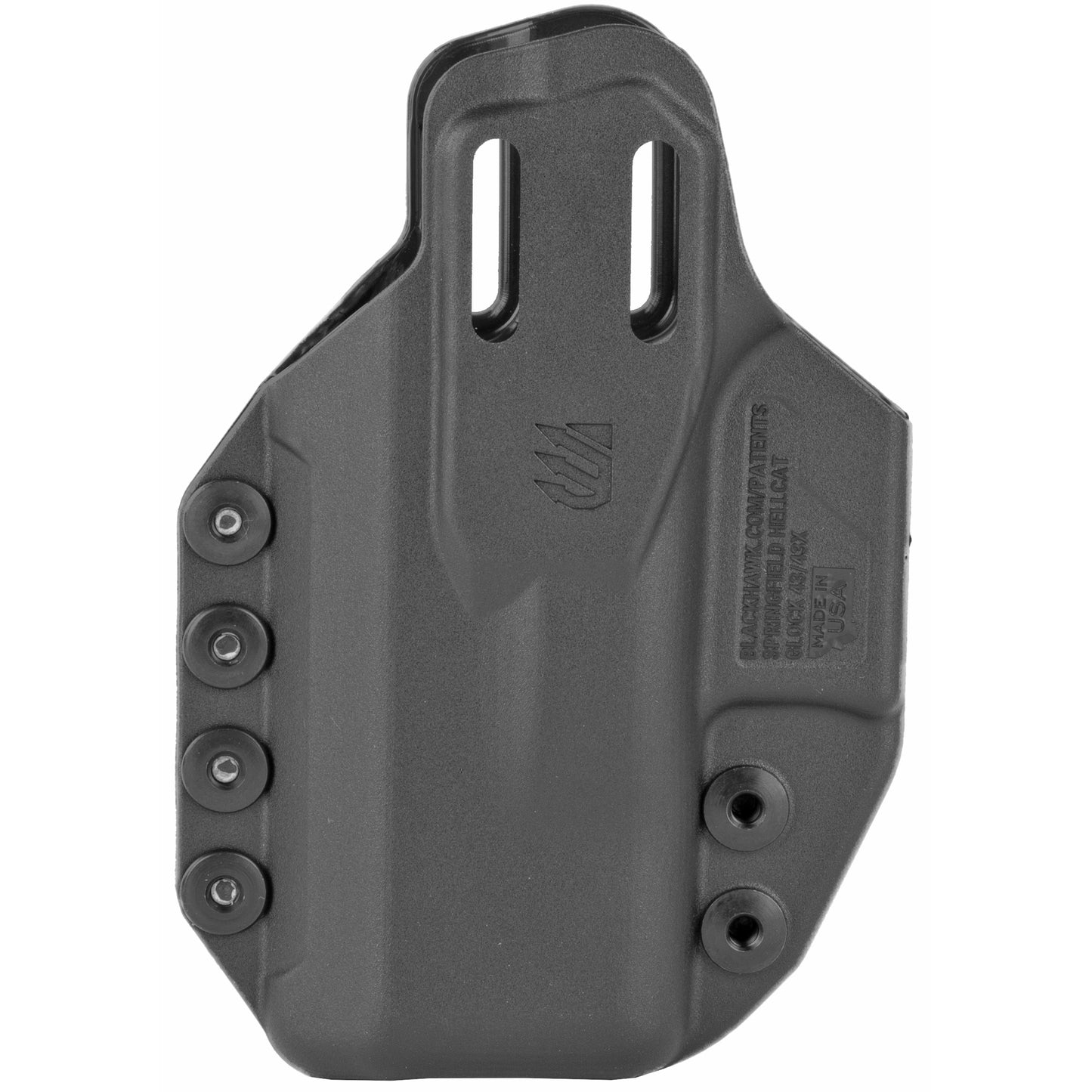 BLACKHAWK, Stache, Inside Waistband Holster, Ambidextrous, Fits Glock 43/43X and Hellcat, Black, Polymer
