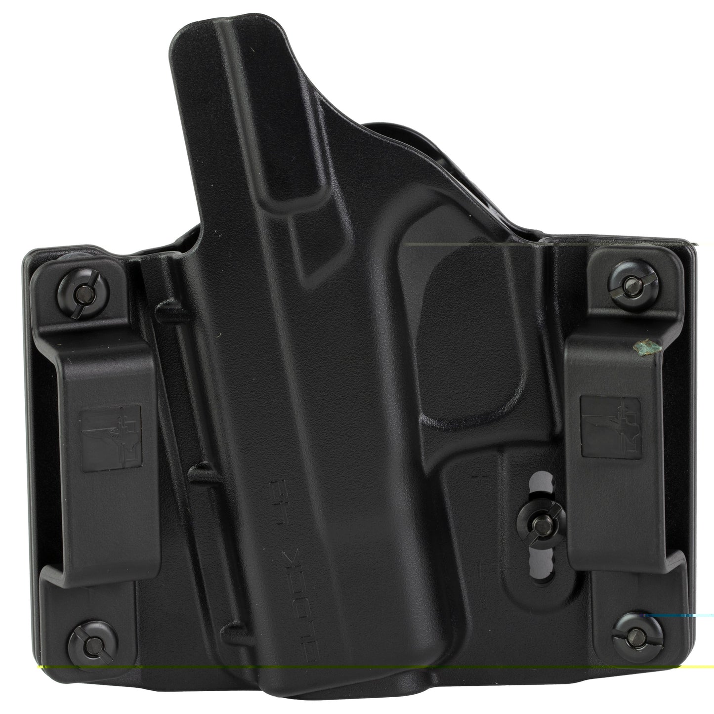 Bravo Concealment, BCA, OWB Concealment Holster, 1.5" Belt Loops, For Glock 42, Matte Finish, Black, Polymer Construction, Right Hand