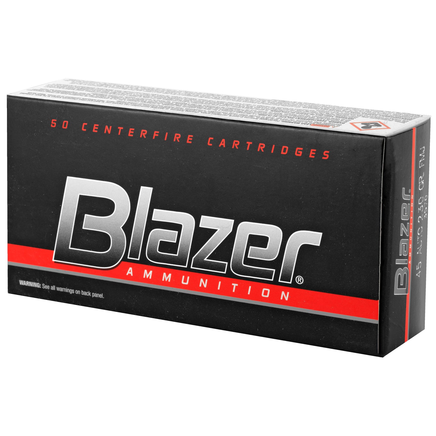 Blazer Ammunition, Blazer, 45 ACP, 230 Grain, Full Metal Jacket, 50 Round Box