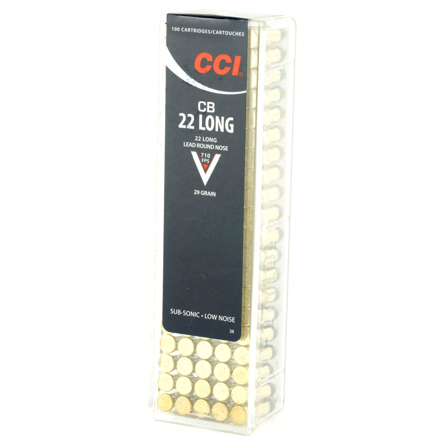 CCI, CB .22 Long, 29 Grain, Lead Round Nose, 100 Round Box