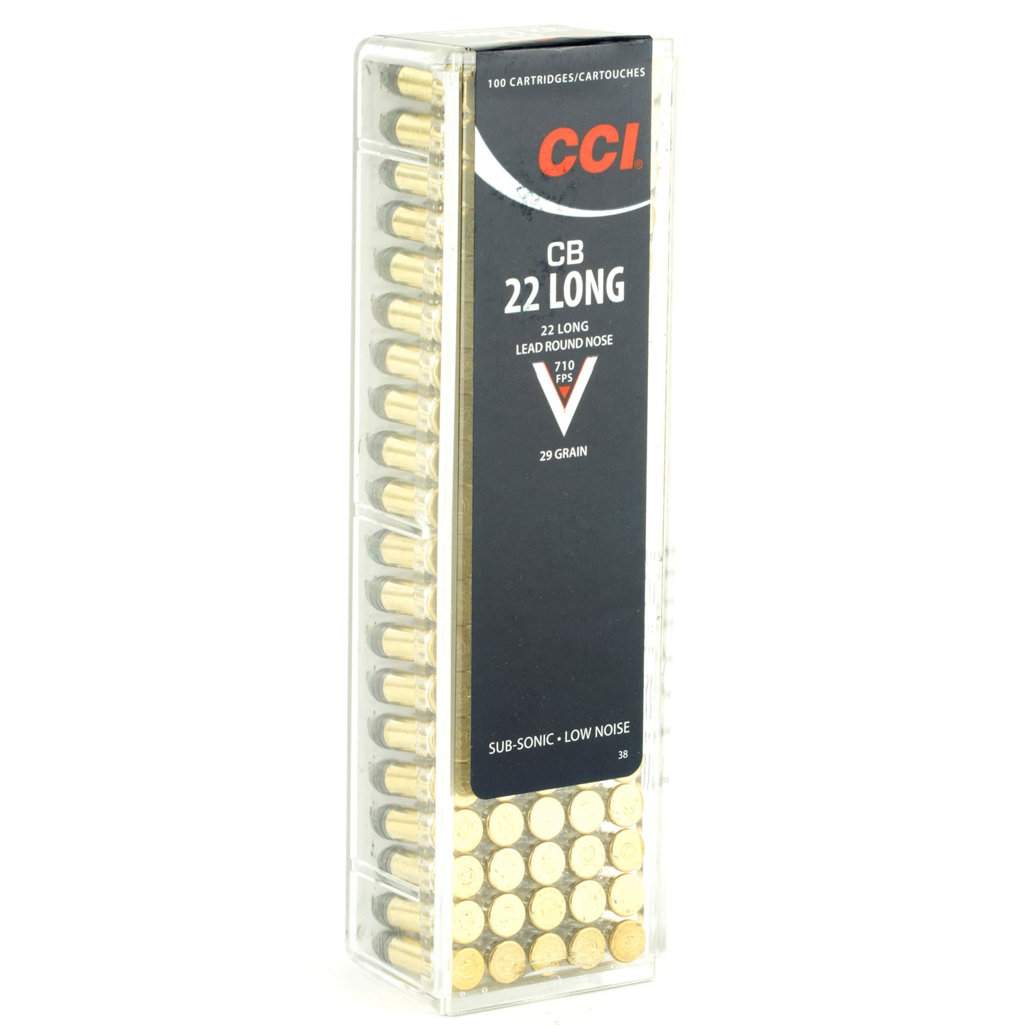 CCI, CB .22 Long, 29 Grain, Lead Round Nose, 100 Round Box