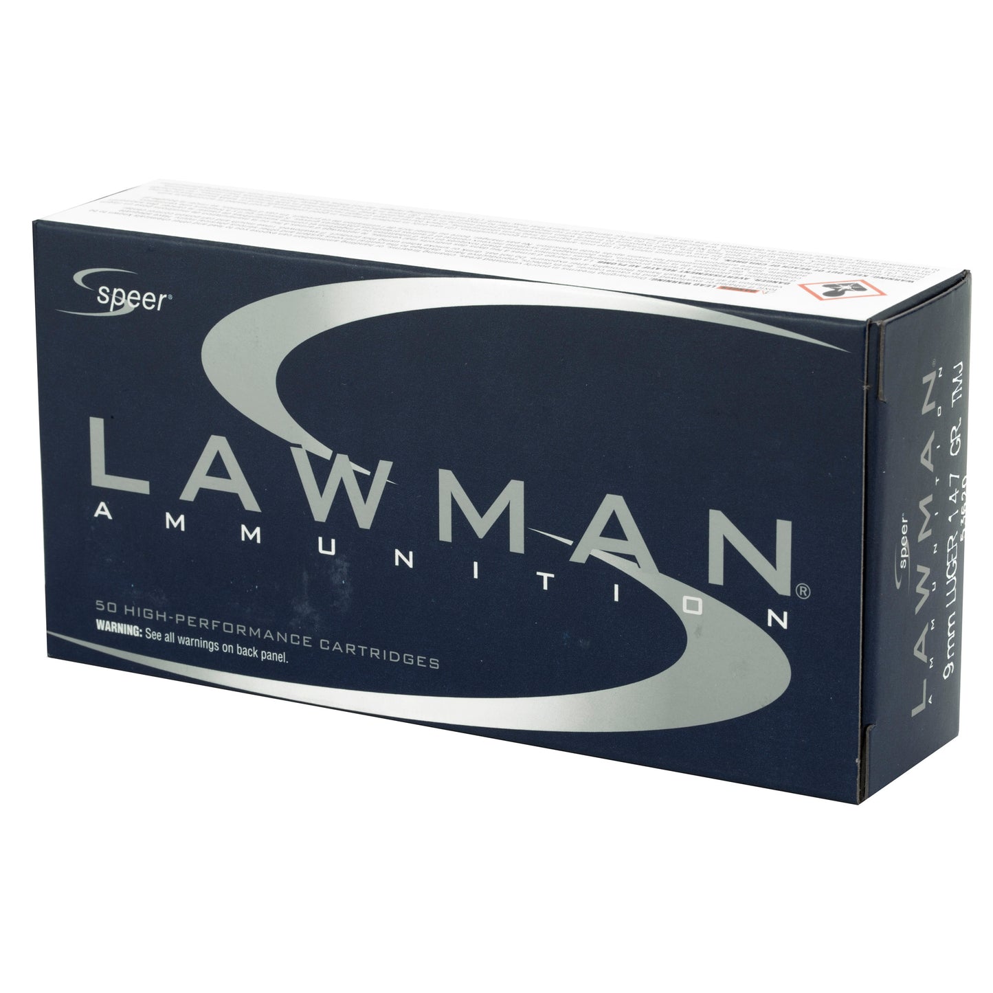 Speer, Lawman, 9MM, 147 Grain, Total Metal Jacket, 50 Round Box