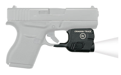 Crimson Trace Corporation, Lightguard, 110 Lumen LED White Light, Dual Side Activation, Fits GLK 42/43, Black