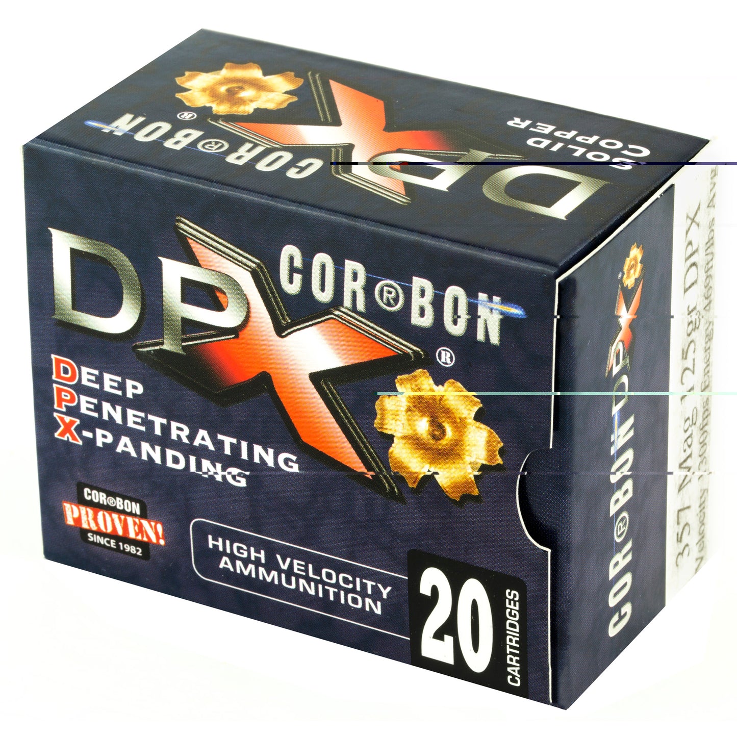 CorBon, Deep Penetrating X Bullet, .357 Magnum, 125 Grain, Barnes X, 20 Round Box