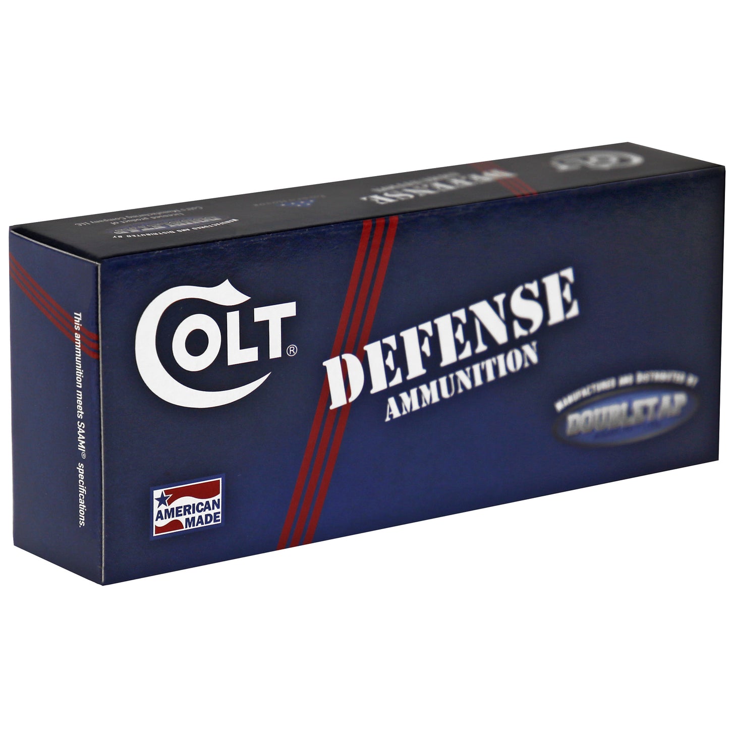 DoubleTap Ammunition, Colt Defense, 300 Blackout, 125 Grain, Solid Copper Hollow Point, 20 Round Box