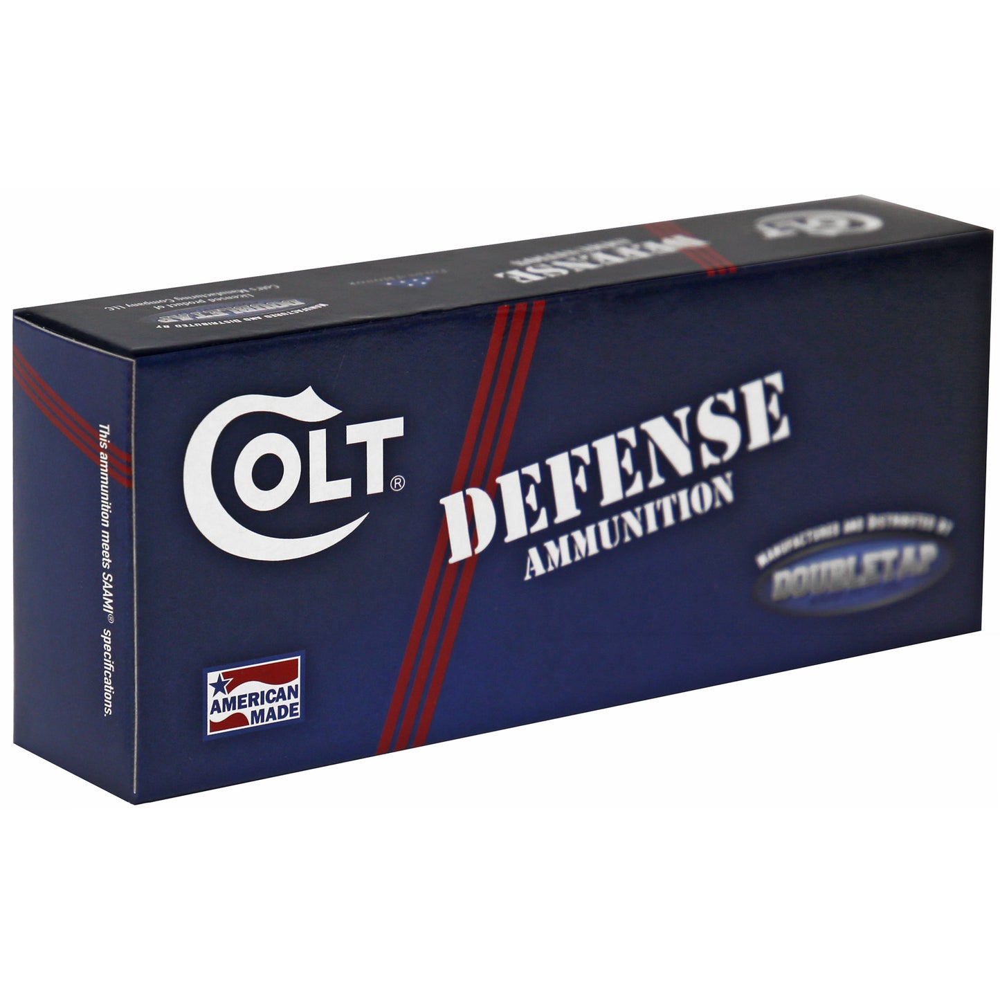 DoubleTap Ammunition, Colt Defense, 38 Special+P, 110 Grain, Solid Copper Hollow Point, 20 Round Box