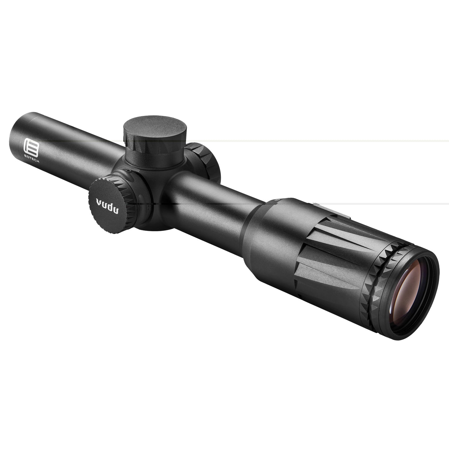 EOTech, Vudu, 1-8X24 Second Focal Plane, Rifle Scope, 30mm Tube, HC3 Green Illuminated MOA Reticle, Black