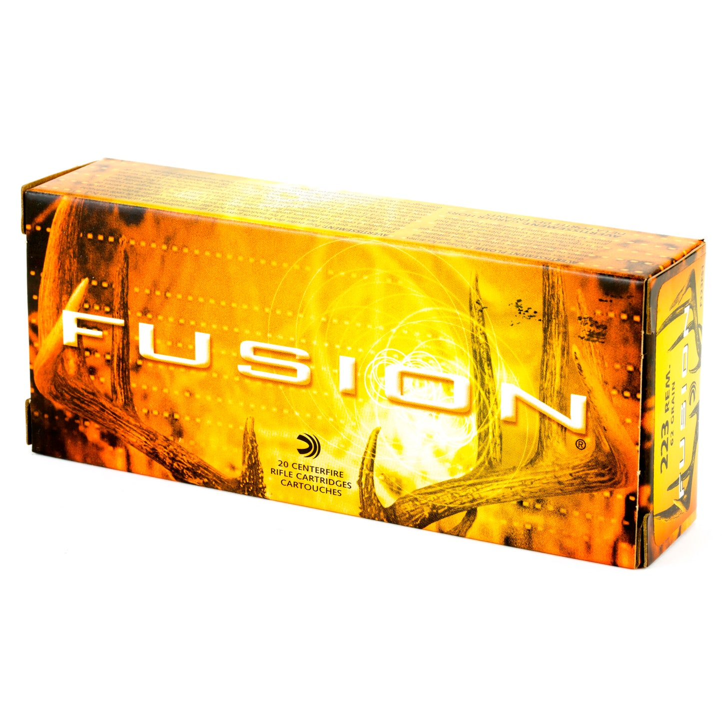 Federal, Fusion, 223REM, 62 Grain, Boat Tail, 20 Round Box