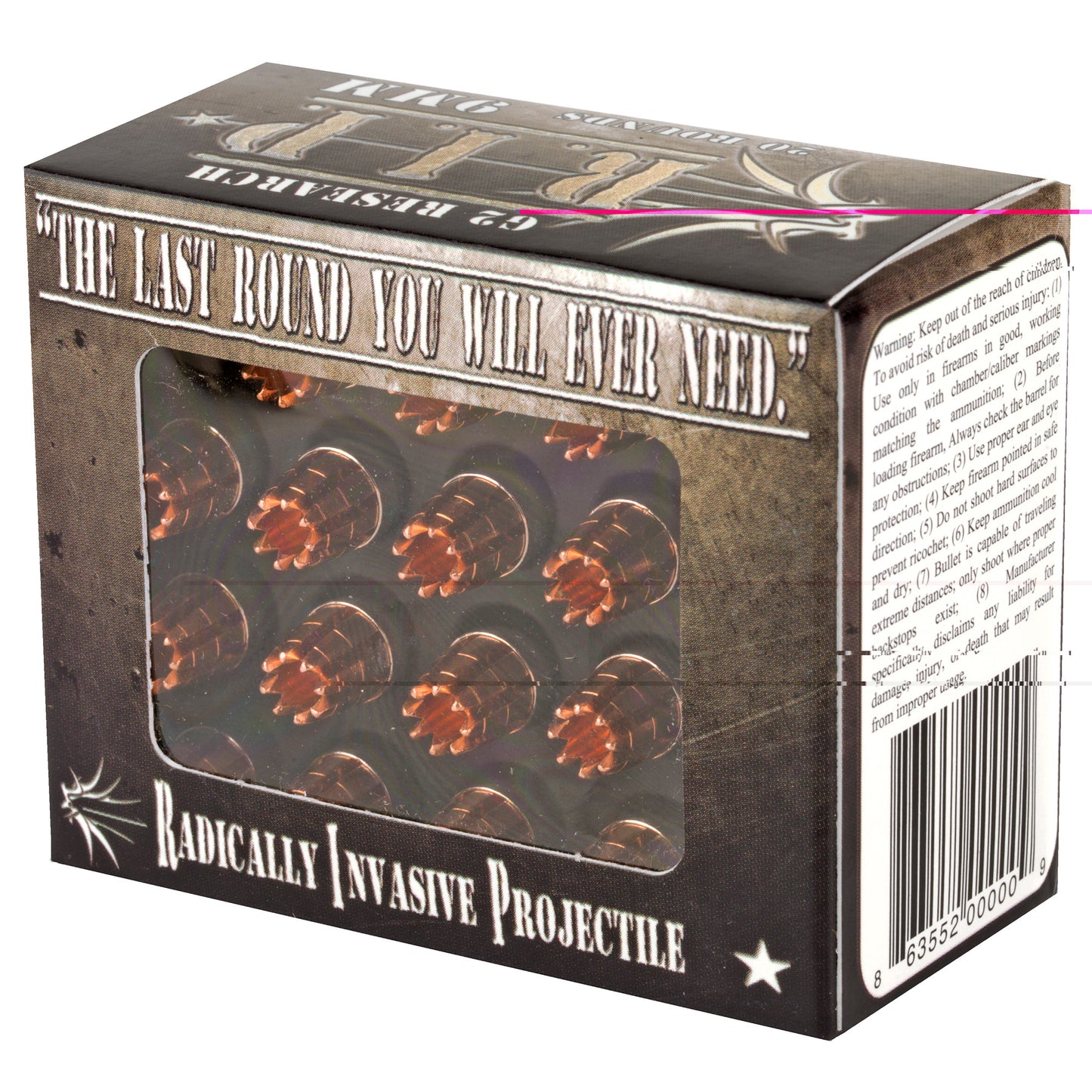 G2 Research, RIP, 9MM, 92 Grain, Lead Free Copper, 20 Round Box