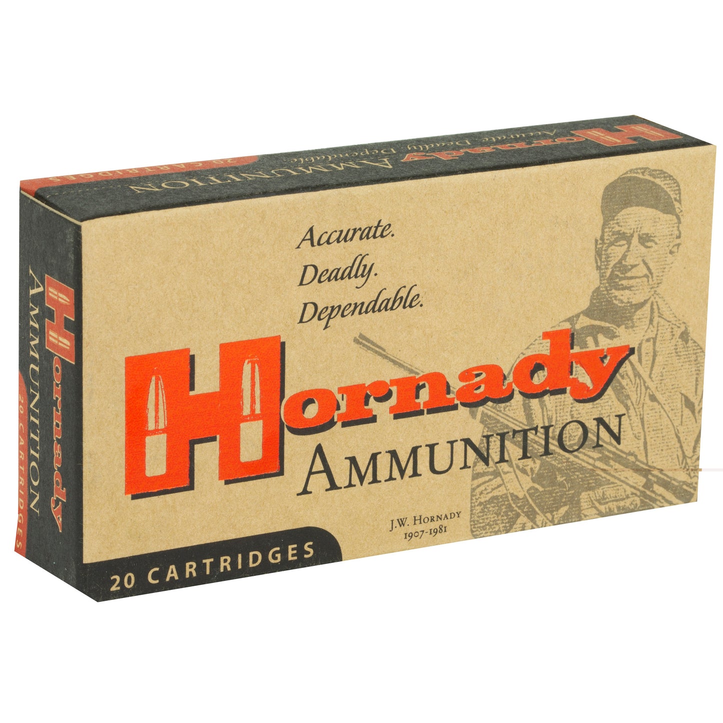 Hornady, Hunting, 223REM, 75 Grain, Boat Tail, Hollow Point, 20 Round Box