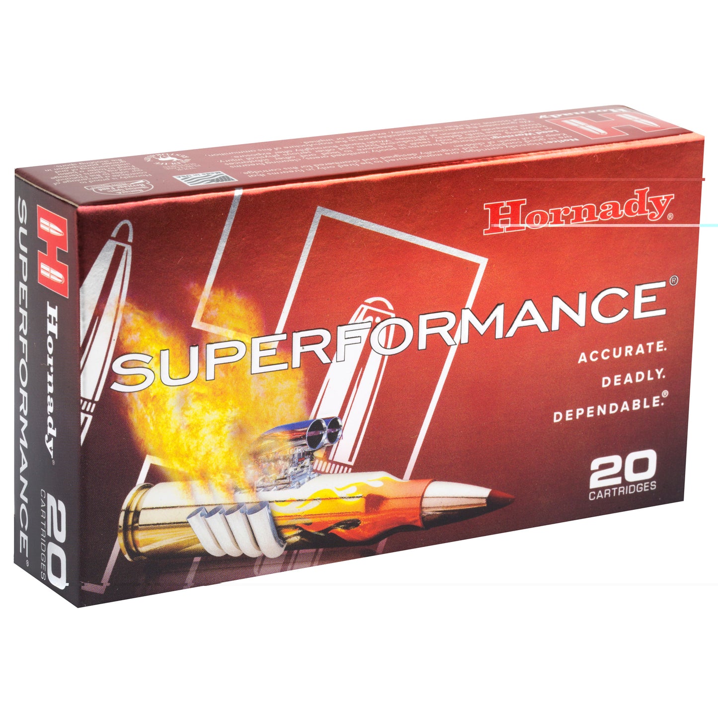 Hornady, Superformance 308WIN, 150 Grain, SST, 20 Round Box