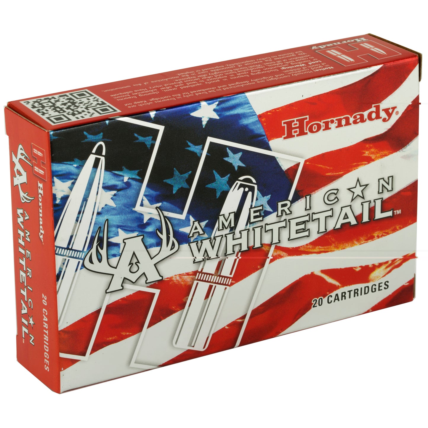 Hornady, American Whitetail, 30-06, 180 Grain, InterLock, 20 Round Box