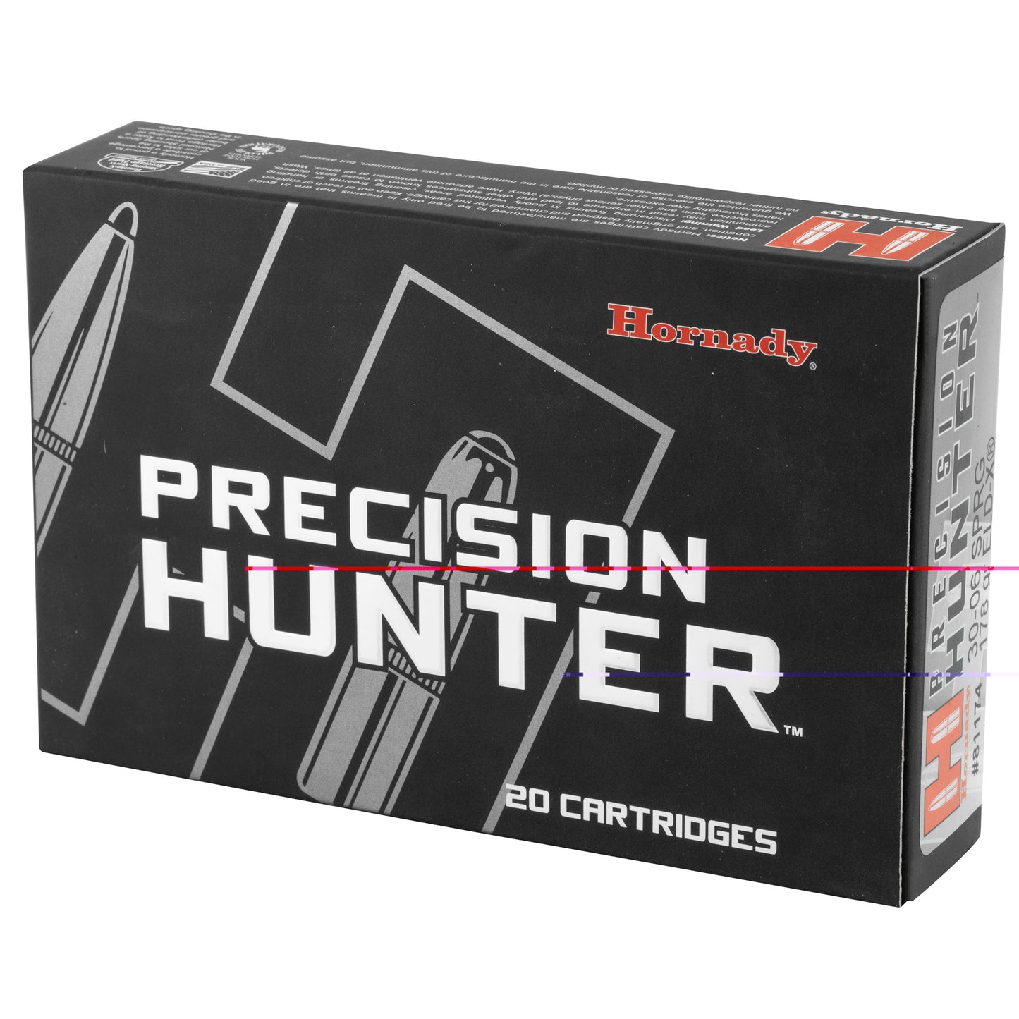 Hornady, Precision Hunter, 30-06, 178 Grain, ELD-X, 20 Round Box