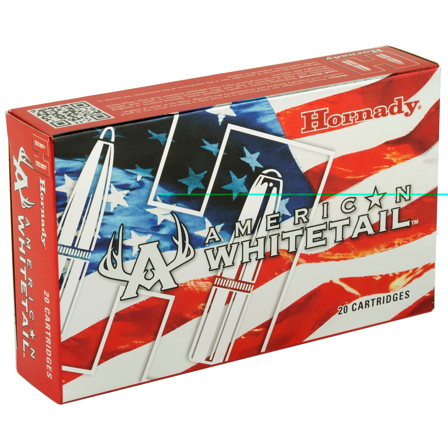 Hornady, American Whitetail, 300 Win, 180 Grain, Soft Point, InterLock, 20 Round Box