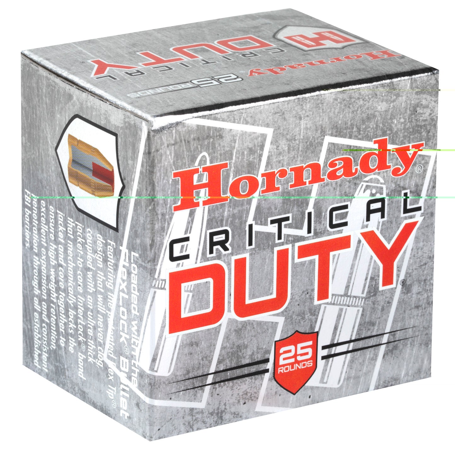 Hornady, Critical Duty, 357MAG, 135 Grain, FlexLock Duty, 25 Round Box