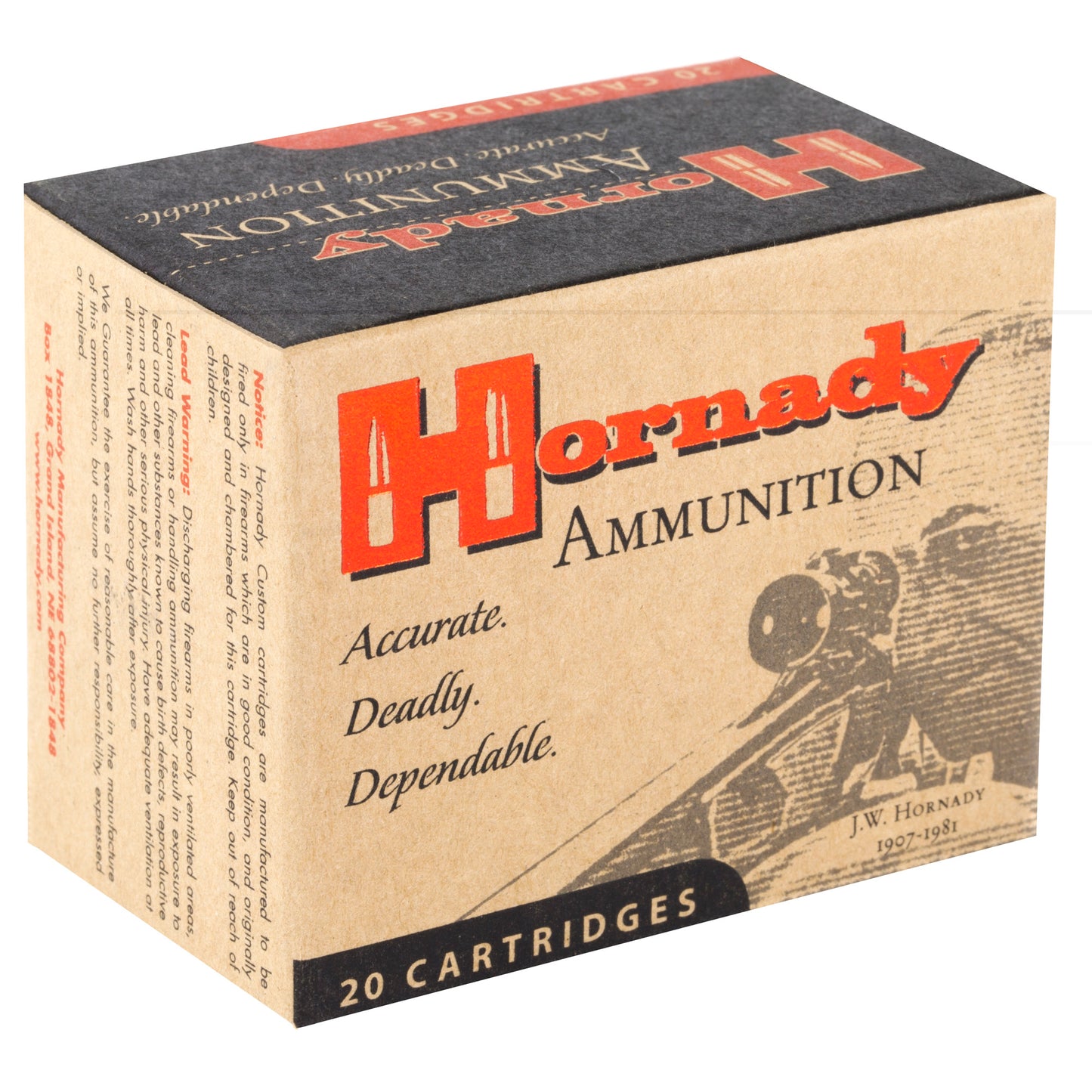 Hornady, Custom, 44 Mag, 200 Grain, XTP, 20 Round Box