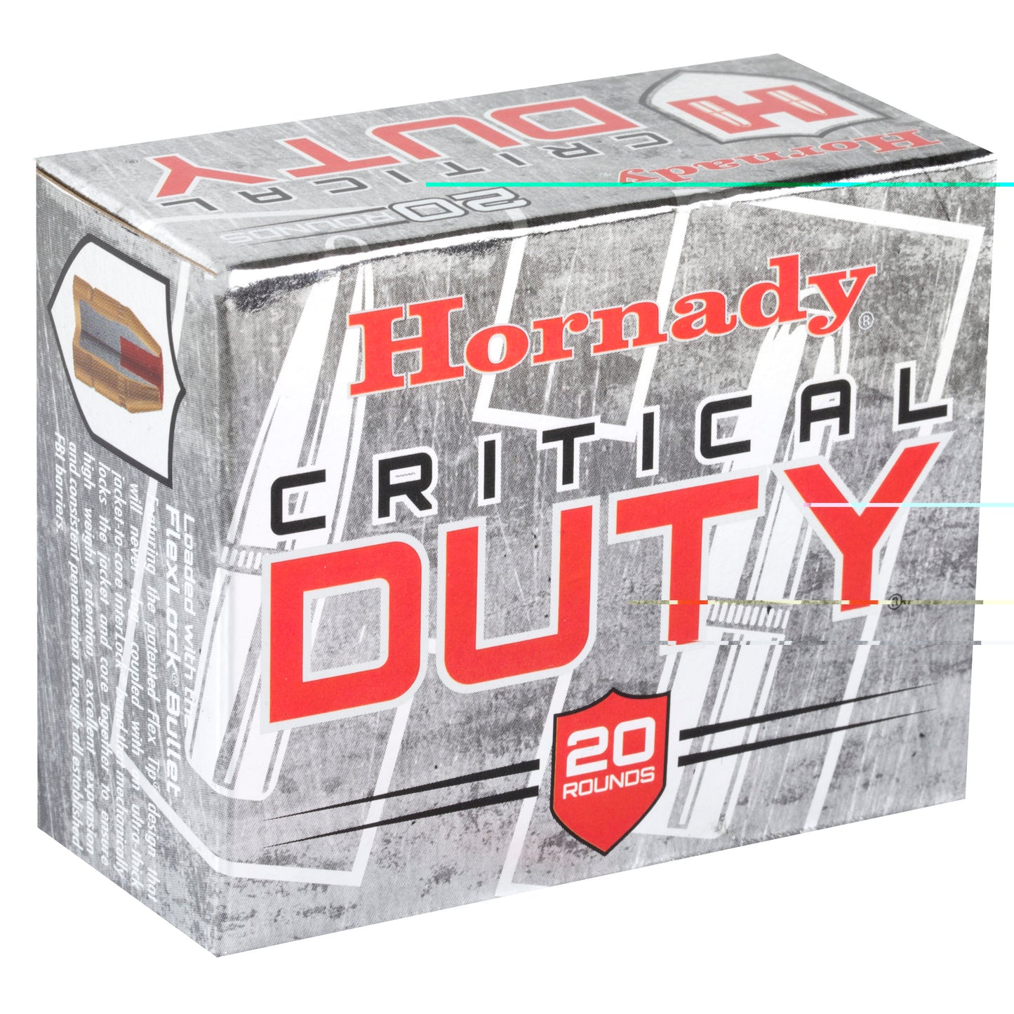 Hornady, Critical Duty, 45ACP +P, 220 Grain, FlexLock, 20 Round Box