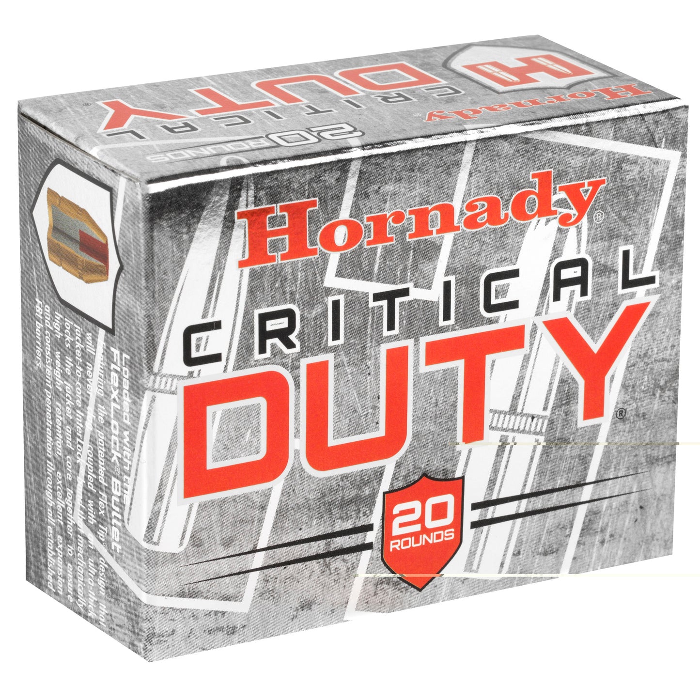 Hornady, Critical Duty, 357 Sig, 135 Grain, FlexLock Duty, 20 Round Box