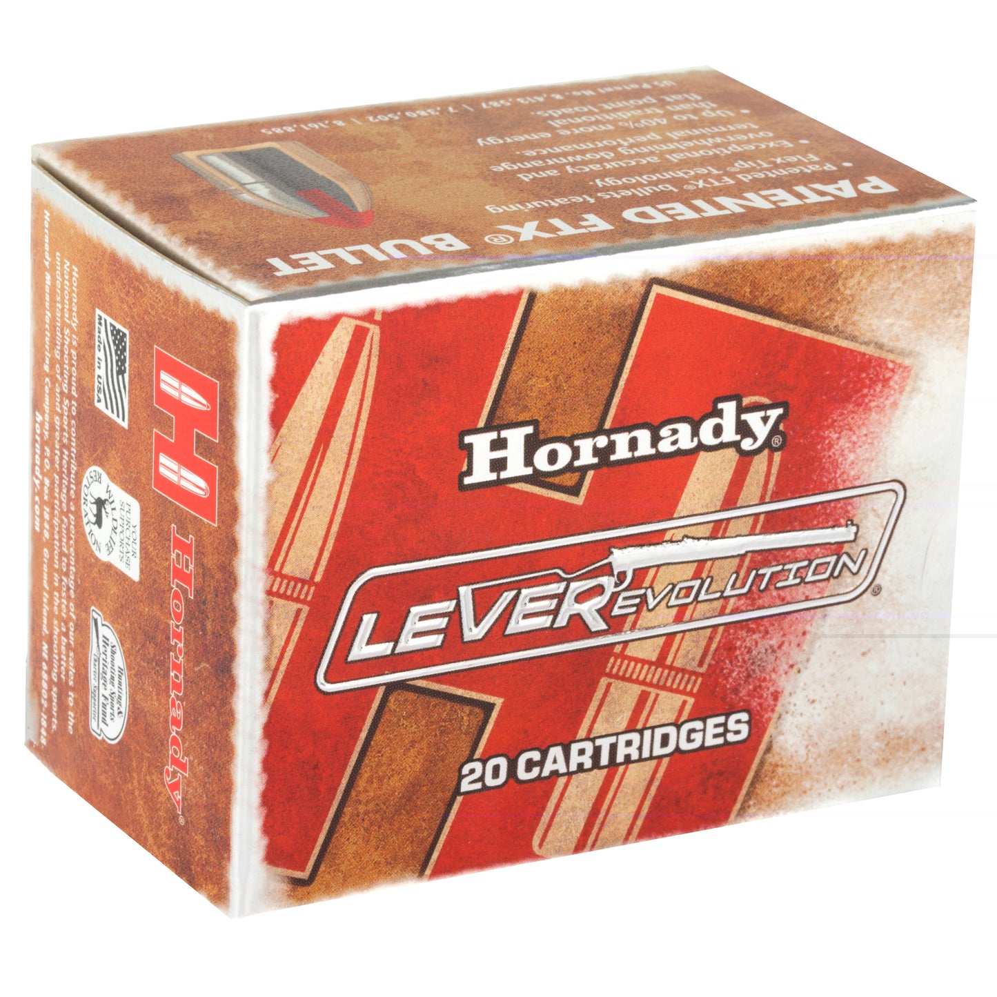 Hornady, LeverEvolution, 44MAG, 225 Grain, FlexTip, 20 Round Box