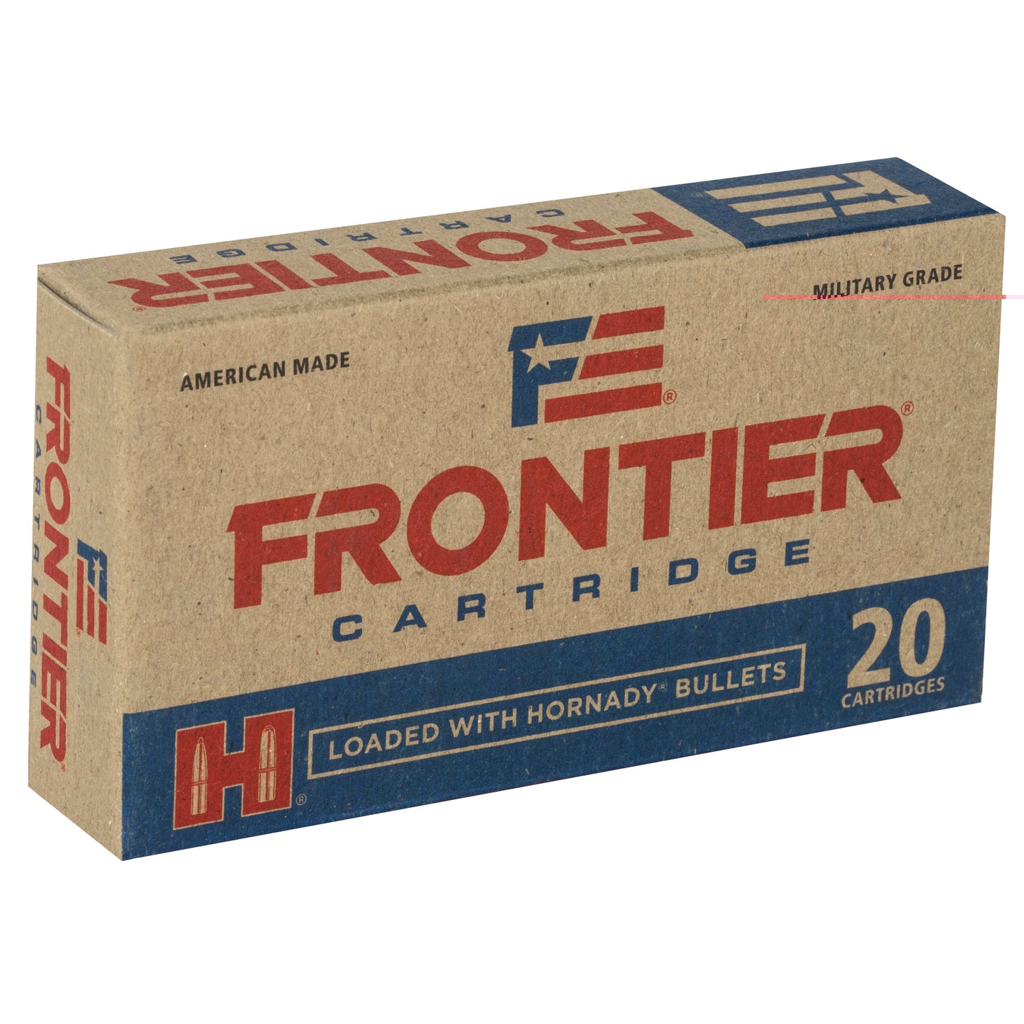 Frontier Cartridge, Lake City, 300 Blackout, 125 Grain, Full Metal Jacket, 20 Round Box