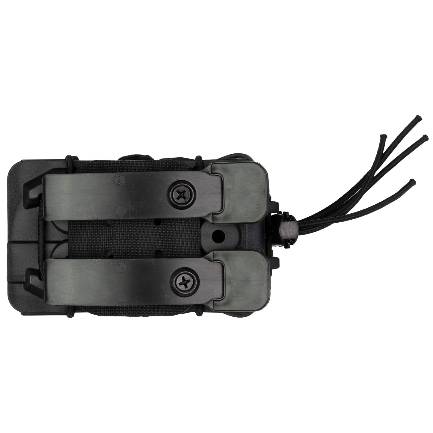 High Speed Gear, Polymer Taco Double Decker, Double Magazine Pouch, Molle, Fits 1 AR15 Magazine and 1 Pistol Magazine, Polymer Construction, Black