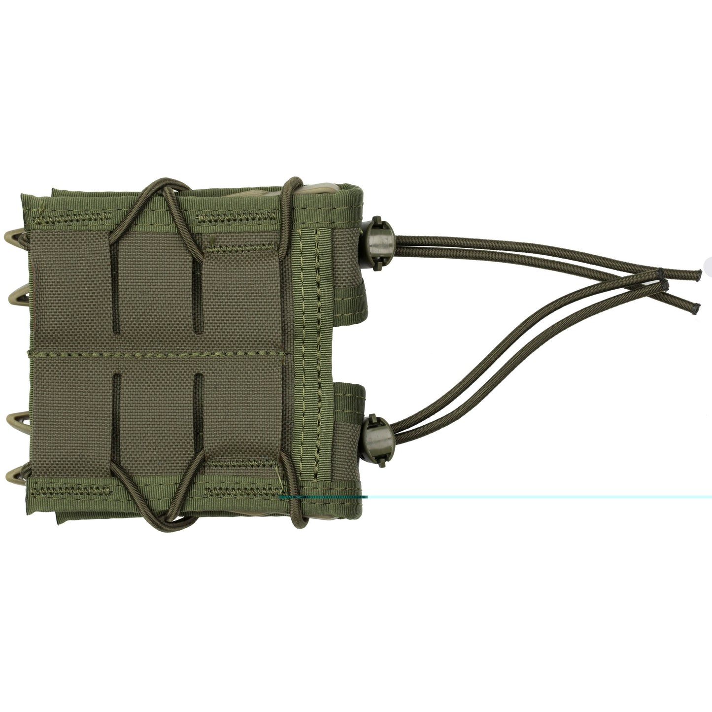 High Speed Gear, Pistol TACO, Double Magazine Pouch, MOLLE, Fits Most Pistol Magazines, Hybrid Kydex and Nylon, Olive Drab Green