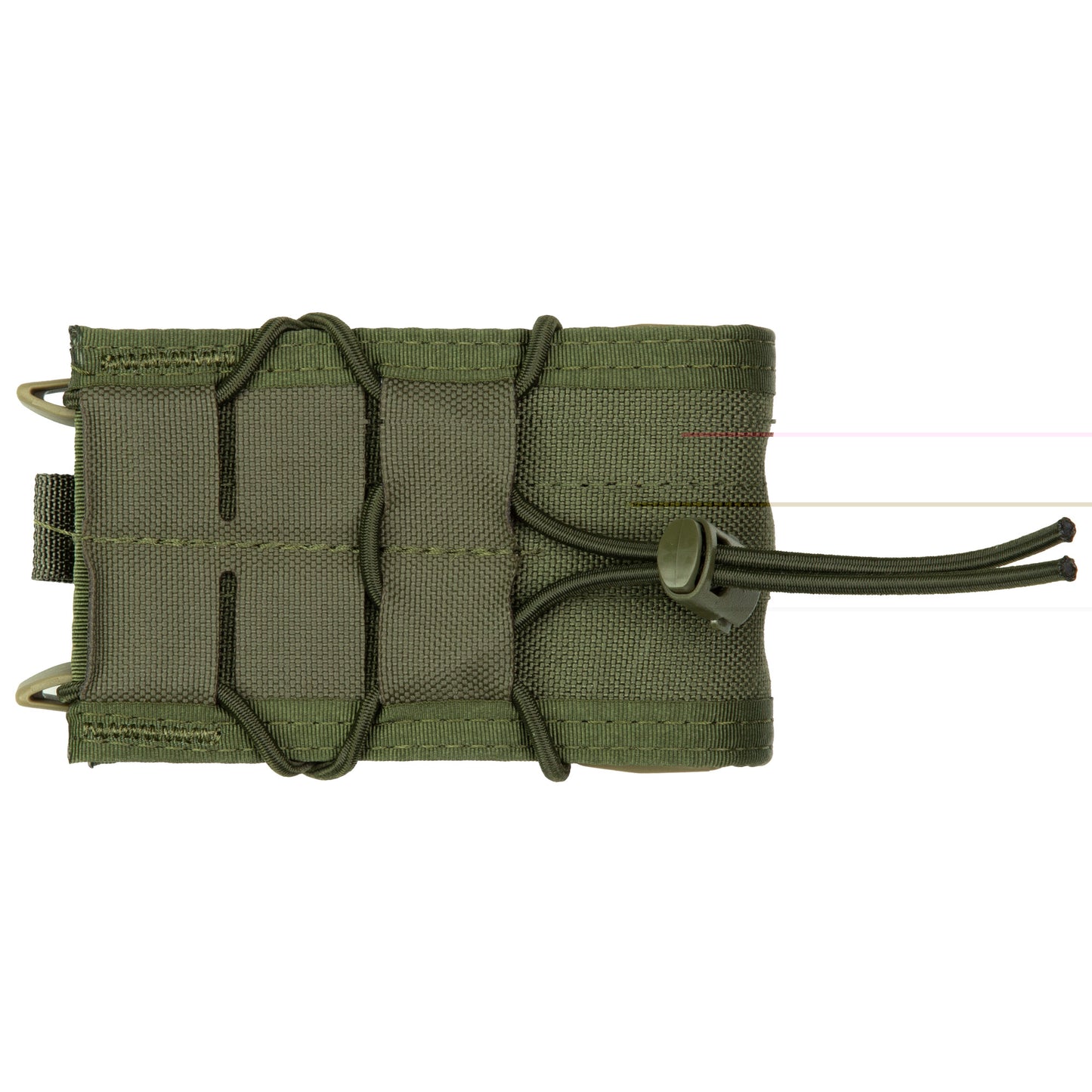 High Speed Gear, Rifle TACO, Single Magazine Pouch, MOLLE, Fits Most Rifle Magazines, Hybrid Kydex and Nylon, Olive Drab Green