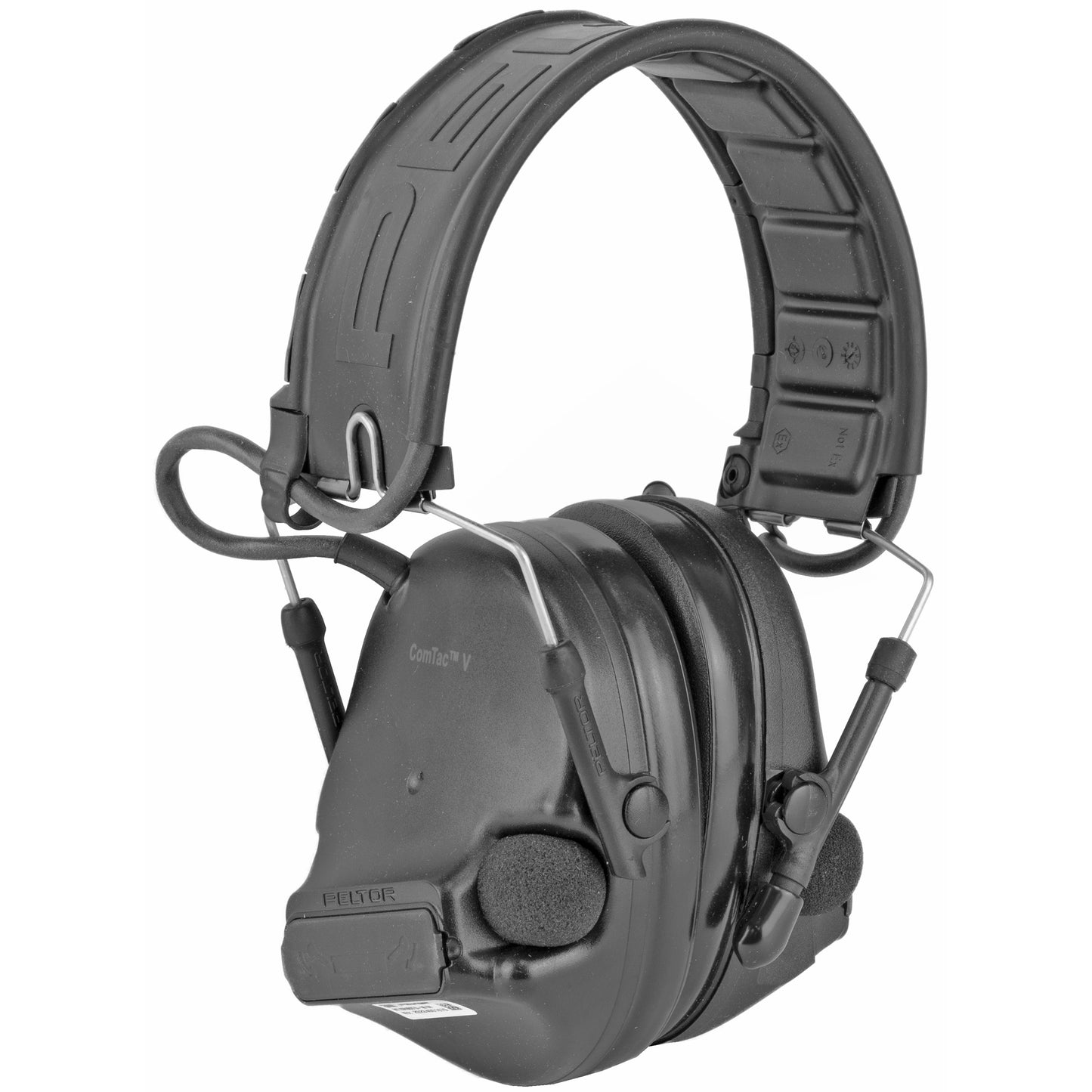 3M/Peltor, ComTac V, Electronic Earmuff, Headband, Foldable, Black Color