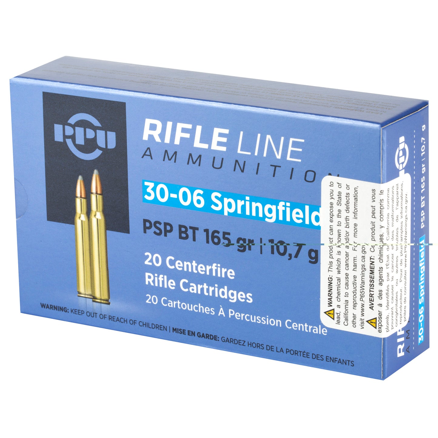 Prvi Partizan, Rifle, 30-06, 165 Grain, Pointed Soft Point, 20 Round Box