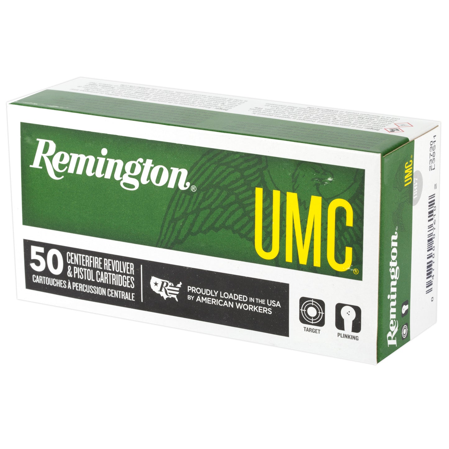 Remington, UMC, 38 Special, 130 Grain, Full Metal Jacket, 50 Round Box
