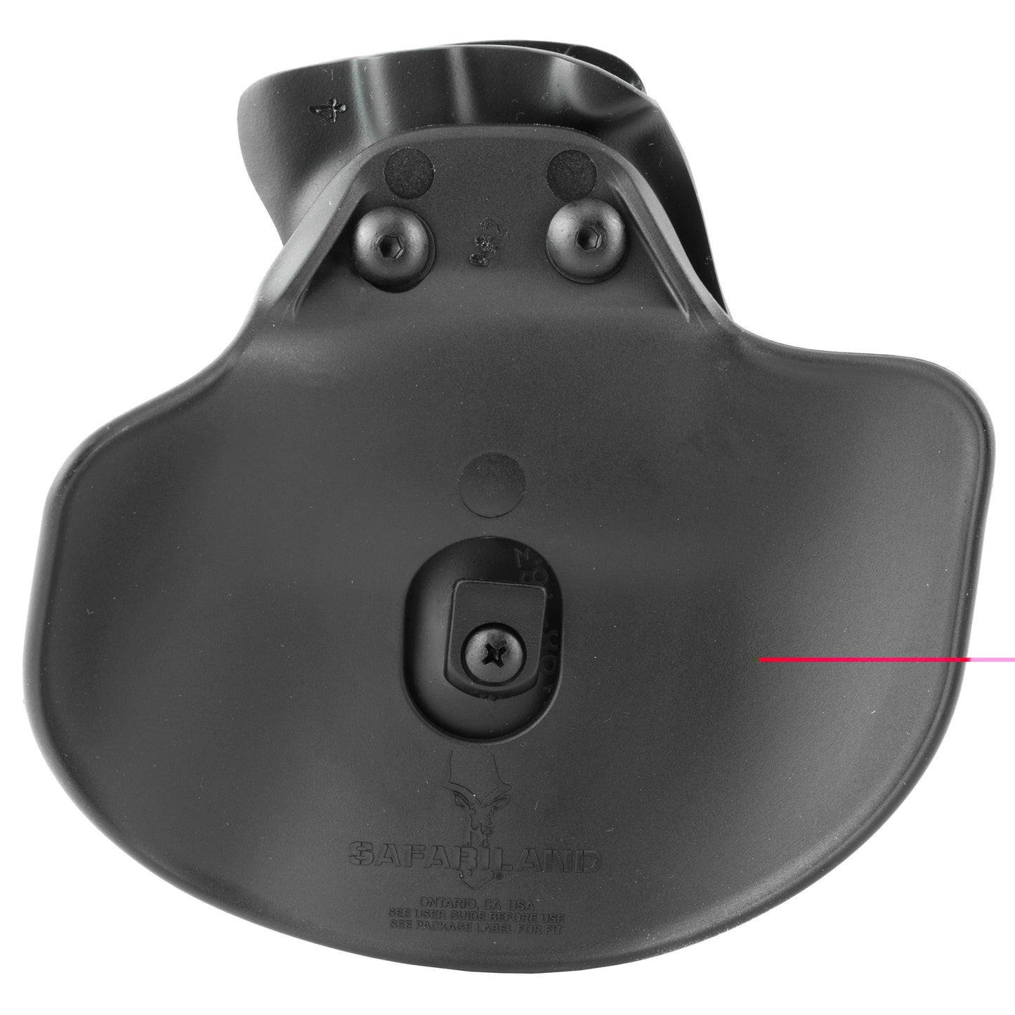 Safariland, Model 5198, Belt Holster, Fits Glock 17/22 4.5", 19/23 4", 26/27, 3.78", Right Hand, Plain Black