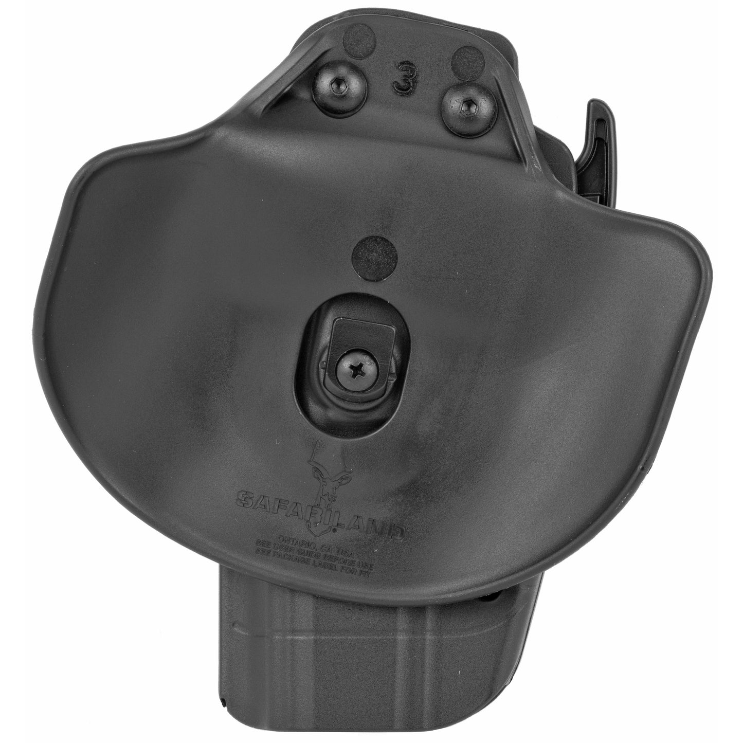 Safariland, 578 GLS, Pro-Fit, Wide Frame Holster, Right Hand, Plain Black, Long Slide (Similar to GL34, 35, 17L), Paddle & Belt Loop Combo