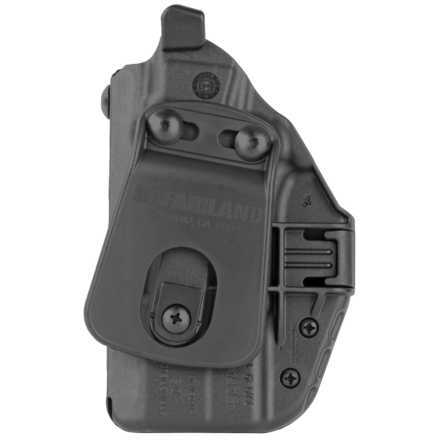 Safariland, Model 7371, 7TS, ALS Slim Concealment Holster w/ Micro Paddle, OWB, Fits Sig P365XL, Kydex, Black, Right Hand