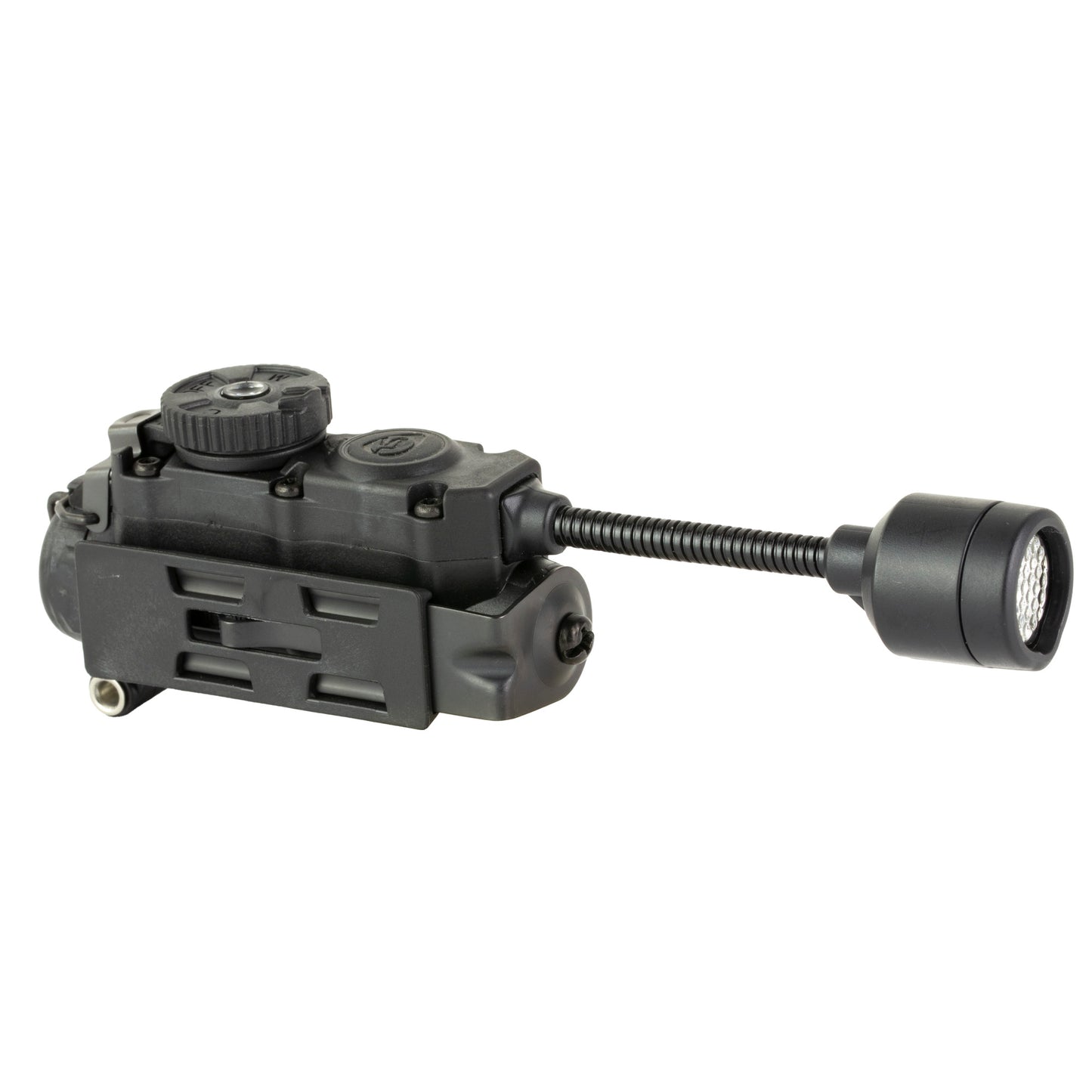 Streamlight, Sidewinder Stalk, Military Helmet Light System w/Flexible Stalk, 76 Lumens, 12-200 Candela, 5.6 Hours of Run Time on High, 95 Hours of Run Time on Lovteries, Black