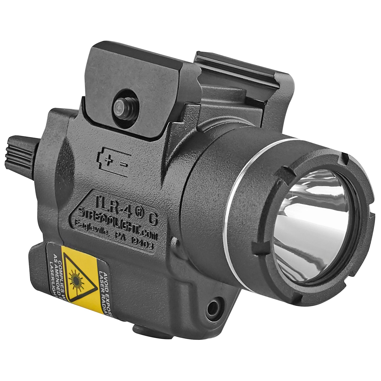 Streamlight, TLR-4 Tactical Light with Laser, 160 Lumens, Fits Picatinny, Black with Green Laser