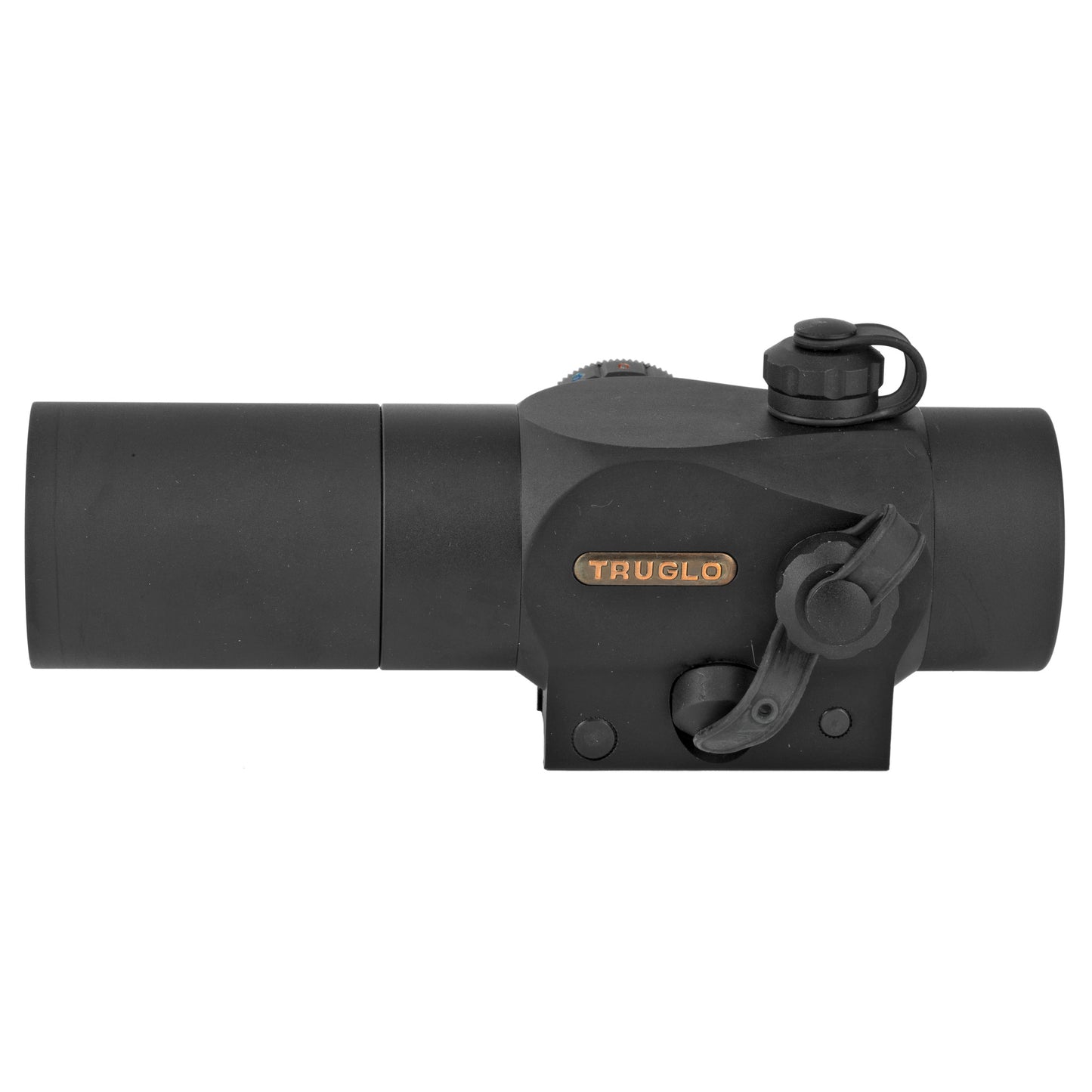 Truglo, Triton Red Dot, 30mm, 3MOA, Red/Green/Blue Reticle Colors, Remote Pressure Switch, See-Thru/Flip-up Lens Caps, Integrated Lanyard System, Fits Picatinny, Black Finish