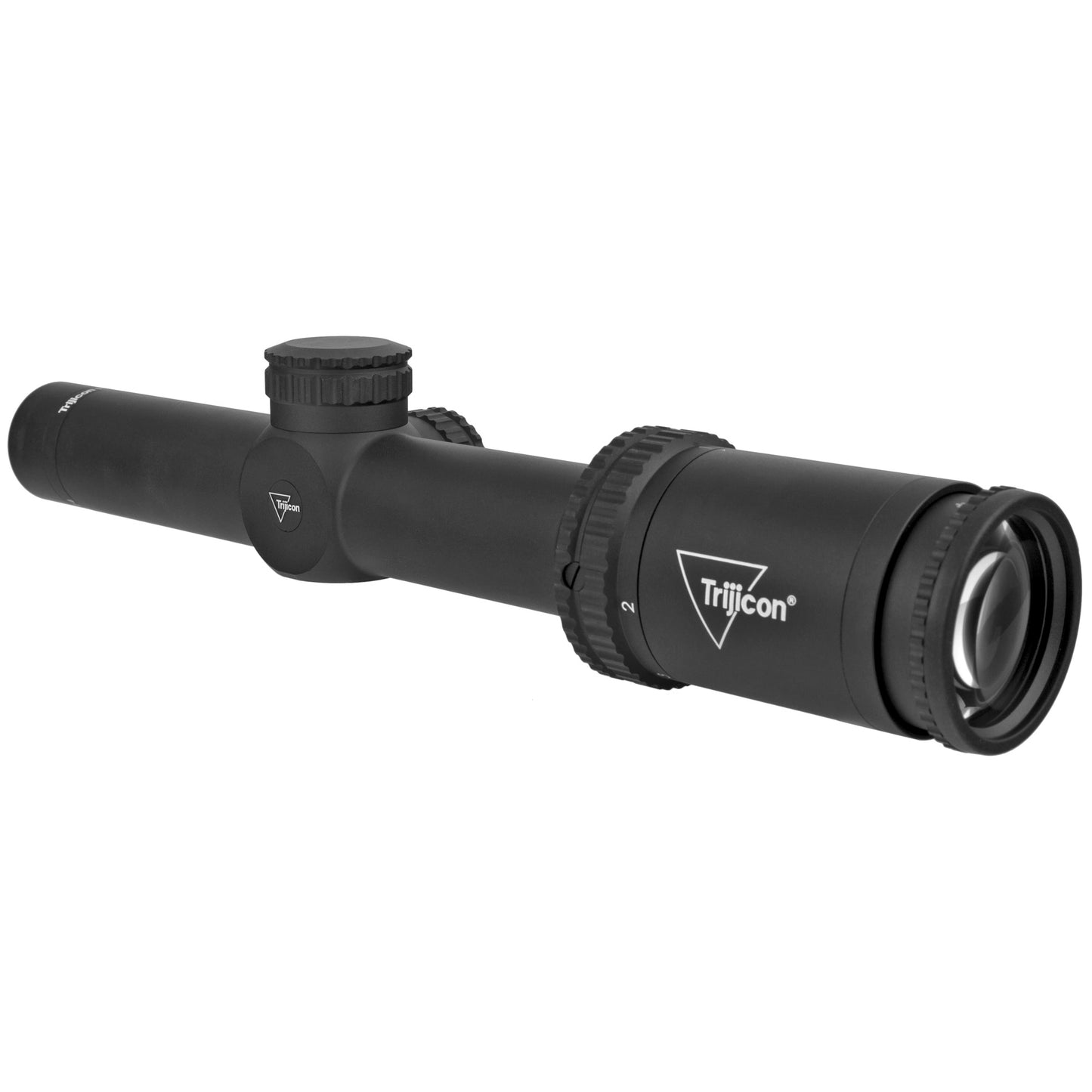 Trijicon, Ascent 1-4x24mm Riflescope BDC Target Holds, 30mm Tube, Matte Black, Capped Adjusters