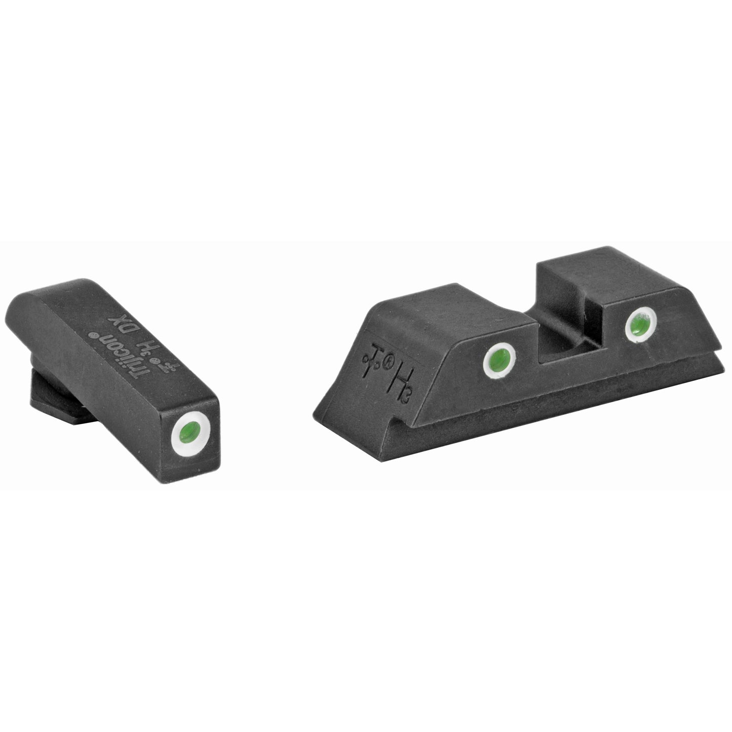 Trijicon, Tritium Night Sight, Fits Glock 17,19,26,27,33,34, Green/Green, 3 Dot