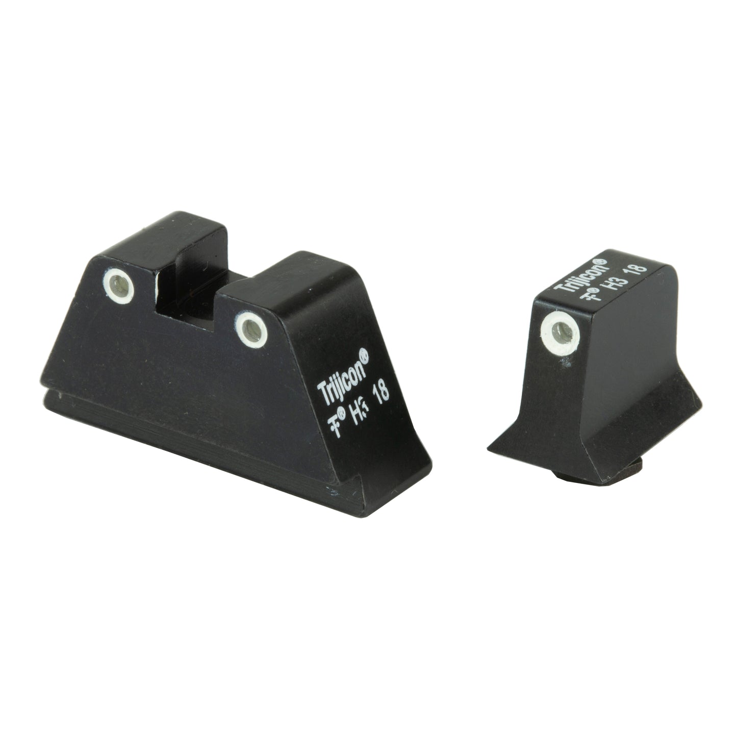 Trijicon, Bright & Tough Suppressor Height Night Sights, Fits Glock 20/21/29/30, Tritium Front/Rear, Green 3 Dot