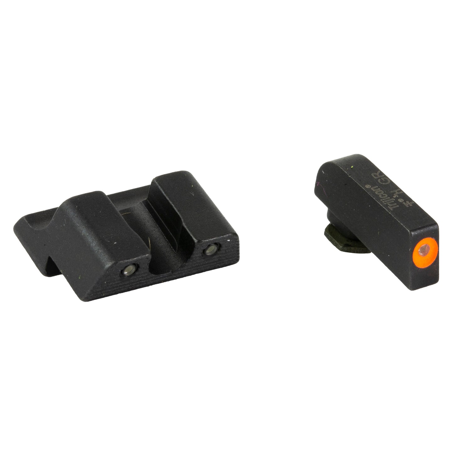 Trijicon, Tritium HD XR Night Sight, Fits Glock 42 and 43, Orange Front, 3 Dot