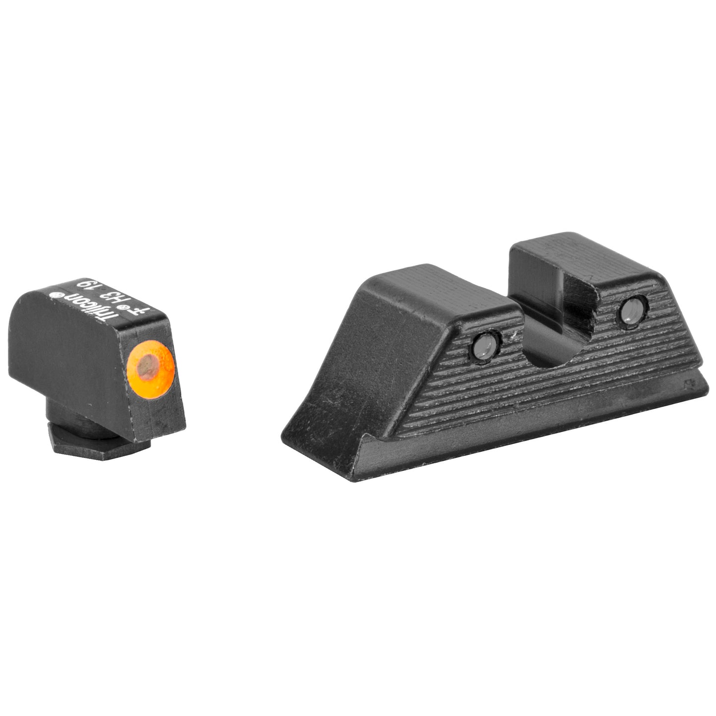 Trijicon, HD XR Tritium Night Sight, Fits Glock MOS, Orange Front Outline