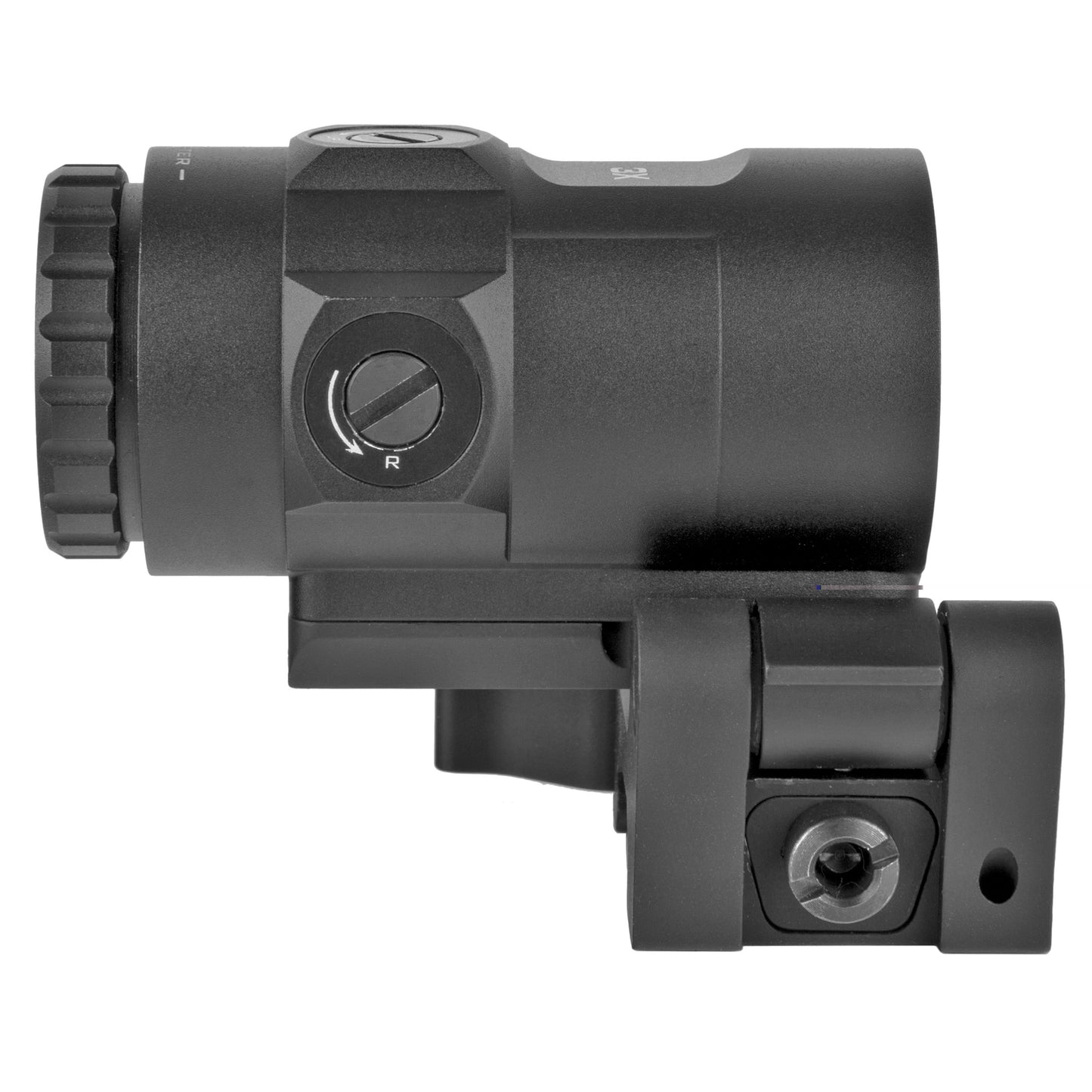 Trijicon, MRO HD Magnifier, Black, 3X Magnifier With Adjustable Height Quick Release, Flip to Side Mount