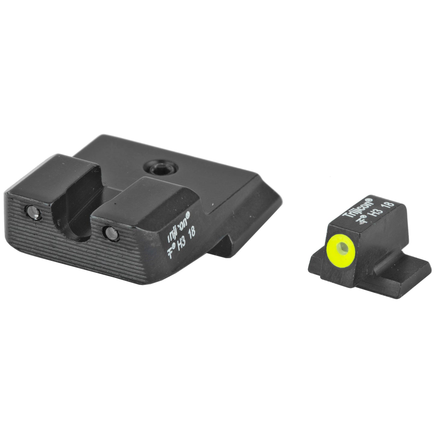 Trijicon, HD Tritium Night Sights, Fits M&P, M&P 2.0, SD9 And SD40 VE, Excludes Shield and C.O.R.E. Models, Yellow Outline