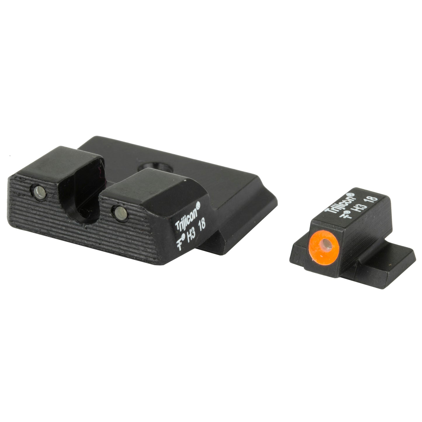 Trijicon, HD Tritium Night Sight, Fits S&W M&P Shield, Orange Outline